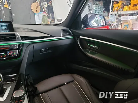 BMW 320D 비노출 엠비언트 라이트 무드등 시공 대구 다이프로샵 경남 대전 경북 부산 울산 / 대구 남산동