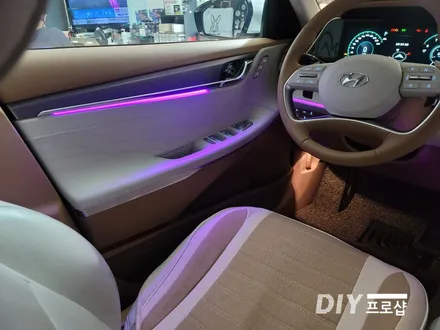 더뉴 그랜저 순정연동 DMX 엠비언트 라이트 무드등 시공 대구 다이프로샵 경북 경남 부산 울산 대전 / 대구 남산동