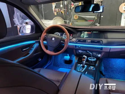 BMW F10 520D DMX엠비언트 라이트 무드등 풋등 시공 대구 다이프로샵 경남 부산 울산 대전 경북 / 대구 남산동