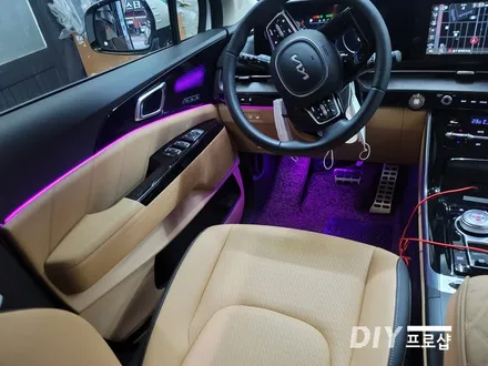 카니발KA5 DMX엠비언트 라이트 무드등 풋등 시공 대구 다이프로샵 울산 대전 경북 경남 부산 / 대구 남산동