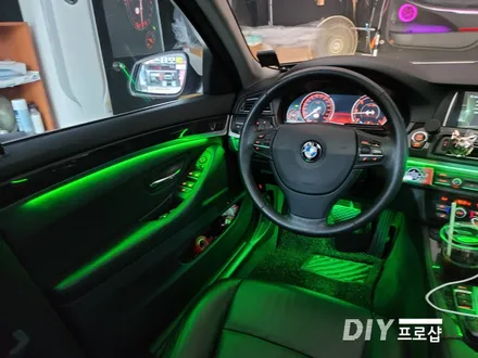 BMW F10 520D DMX엠비언트 라이트 무드등 풋등 시공 대구 다이프로샵 경북 경남 부산 울산 대전 / 대구 남산동
