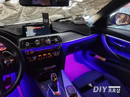 BMW F30 320D DMX엠비언트 라이트 무드등 풋등 시공 대구 다이프로샵 겅북 경남 부산 울산 대전 / 대구 남산동
