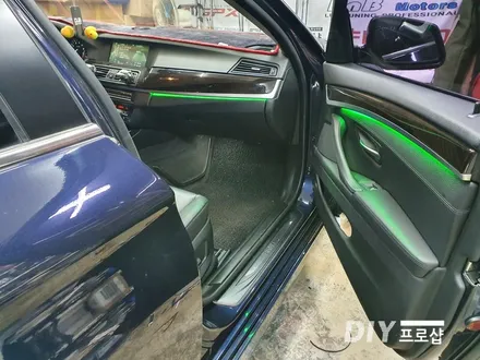 BMW F10 520D모델 엠비언트 라이트 무드등 시공 / 대구 남산동