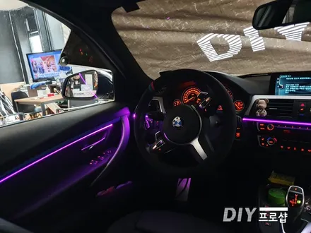 BMW F30 320D RGB 엠비언트 라이트 무드등 시공 대구 DIY 프로샵 / 대구 남산동