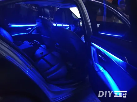 BMW F10 520D 엠비언트 라이트 무드등 RGB 가변 무드등 시공 대구 DIY 프로샵 / 대구 남산동
