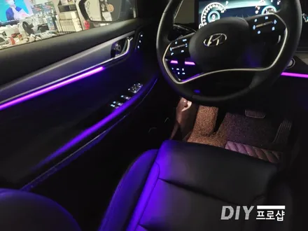 더뉴 그랜저 순정연동 엠비언트 라이트 무드등 시공 대구 다이프로샵 경북 경남 부산 울산 대전 / 대구 남산동
