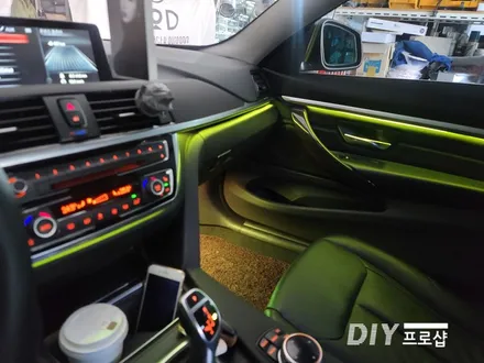 BMW F32 420D  엠비언트 라이트 무드등 풋등 시공 대구 다이프로샵 경남 부산 울산 대전 경북 / 대구 남산동