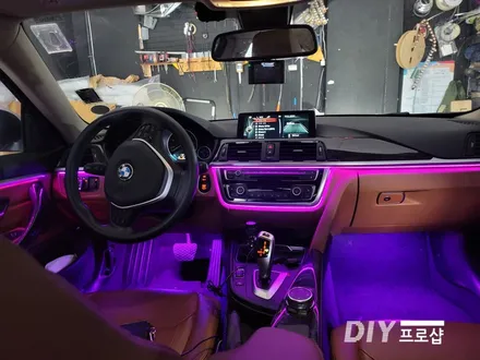 BMW F32 420D 엠비언트 라이트 무드등 풋등 시공 대구 다이프로샵 울산 대전 경북 경남 부산 / 대구 남산동