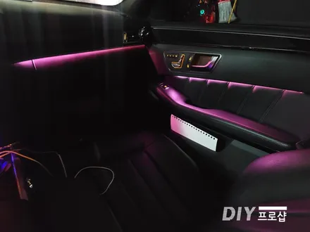 벤츠 W212 E클래스 순정 연동 엠비언트 라이트 무드등 광량 업그레이드 대구 다이프로샵 경북 경남 부산 울산 대전 / 대구 남산동