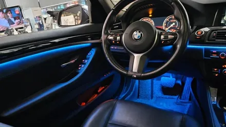 BMW F10 520D 실내무드등 엠비언트 라이트 시공 / 대구 남산동