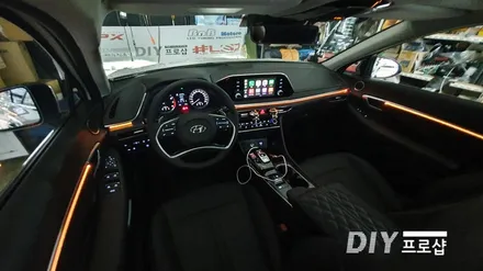 쏘나타 DN8 스마트 엠비언트 라이트 무드등 시공 대구 다이프로샵 / 대구 남산동