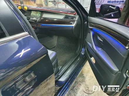BMW F10 520D모델 엠비언트 라이트 무드등 시공 / 대구 남산동