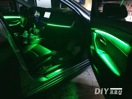 BMW F10 520D 엠비언트 라이트 무드등 RGB 가변 무드등 시공 대구 DIY 프로샵 / 대구 남산동