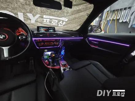BMW 320D 엠비언트 라이트 무드등 시공 대구 다이프로샵 울산 대전 경북 경남 부산 / 대구 남산동