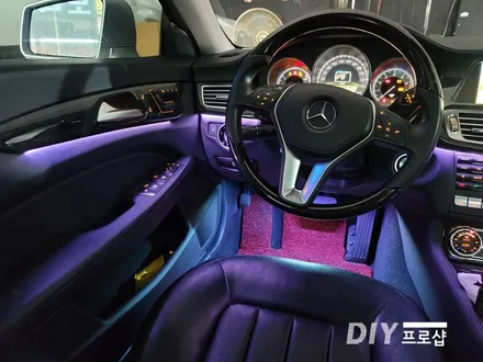 벤츠 CLS 엠비언트 라이트 무드등 풋등 시공 대구 다이프로샵 부산 울산 대전 경북 경남 / 대구 남산동