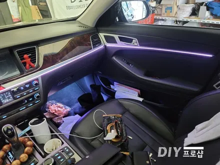 제네시스 DH G80 DMX 엠비언트 라이트 시동 DMX엠비언트 대구대리점 다이프로샵 울산 대전 경북 경남 부산 / 대구 남산동