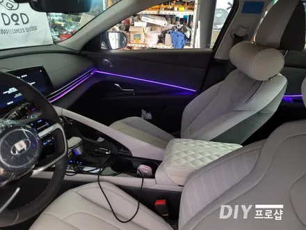 아반떼CN7 순정연동 DMX엠비언트 라이트 무드등 시공 대구 다이프로샵 대전 경북 경남 부산 울산 / 대구 남산동