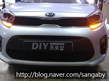 올뉴모닝 1:1 LED헤드램프교체 / 대구 남산동