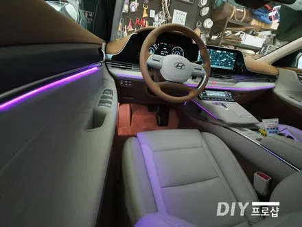 더뉴 그랜저 순정연동 엠비언트 라이트 무드등 가변 히든 DIY 프로샵 대구 경북 경남 부산 울산 / 대구 남산동