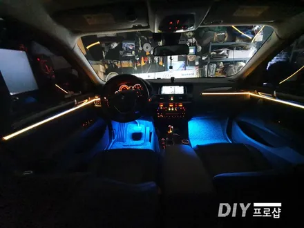 BMW F26 X4 엠비언트 라이트 무드등 RGB 가변 풋등 실내등 LED DIY 프로샵 대구 경북 부산 경남 / 대구 남산동