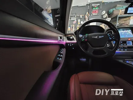 제네시스 DH G80 엠비언트 라이트 무드등 시공 대구 다이프로샵 경북 경남 부산 울산 대전 / 대구 남산동