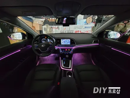 아반떼 AD 엠비언트 라이트 무드등 풋등 시공 대구 다이프로샵 울산 경남 경북 부산 대전 / 대구 남산동