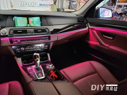 BMW F10 520D 실내튜닝의꽃! 엠비언트 라이트 무드등 시공 대구 다이프로샵 경북 경남 대전 부산 울산 / 대구 남산동