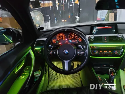 BMW F30 320D 엠비언트 라이트 무드등 풋등 시공 대구 다이프로샵 울산 대전 경북 경남 부산 / 대구 남산동
