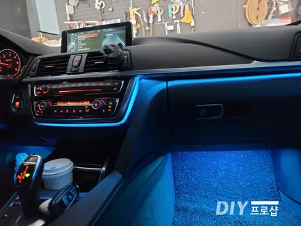 BMW F32 420D  엠비언트 라이트 무드등 풋등 시공 대구 다이프로샵 경남 부산 울산 대전 경북 / 대구 남산동