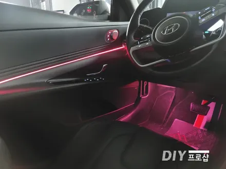 아반떼 CN7 DMX 엠비언트 비노출 순정연동 풋등 시공 대구 다이프로샵 경남 부산 울산 대전 경북 DMX대구대리점 / 대구 남산동