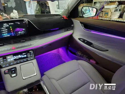더뉴그랜저 순정연동 DMX엠비언트 라이트 무드등 풋등 시공 대구 다이프로샵 경남 부산 울산 대전 경북 / 대구 남산동