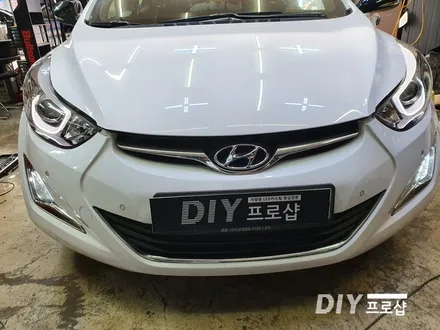 더뉴 아반떼 MD 면발광 아이라인 수리 대구 LED수리 대구LED튜닝 / 대구 남산동