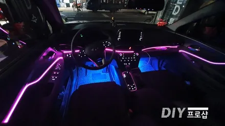 TM 싼타페 스마트 엠비언트 라이트 무드등 RGB 풋등 시공 대구 다이프로샵 (대구 부산 광주 거제 남양주 용인 포천) / 대구 남산동