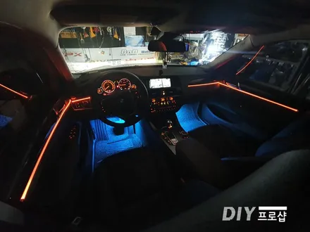 BMW F26 X4 엠비언트 라이트 무드등 RGB 가변 풋등 실내등 LED DIY 프로샵 대구 경북 부산 경남 / 대구 남산동