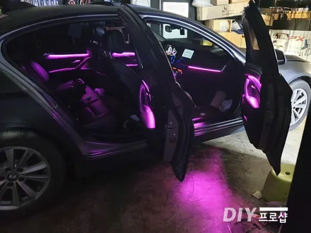 BMW F10 520D 엠비언트 라이트 무드등 RGB 가변 무드등 시공 대구 DIY 프로샵 / 대구 남산동