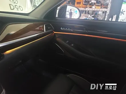제네시스 G90 EQ900 비노출 엠비언트 라이트 무드등 시공 대구 다이프로샵 경남 부산 울산 대전 경북 / 대구 남산동