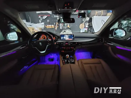 BMW X6 비노출 엠비언트 라이트 무드등 풋등 시공 대구 다이프로샵 경북 경남 부산 울산 대전 / 대구 남산동