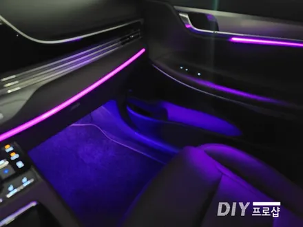 더뉴그랜저 순정연동 엠비언트 라이트 무드등 풋등 시공 대구 다이프로샵 경북 경남 부산 울산 대전 / 대구 남산동