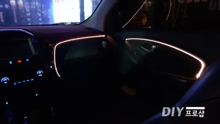 대구 투싼IX 스마트 엠비언트 라이트 시공 (대구LED튜닝 대구LED수리 ) 다이프로샵 / 대구 남산동