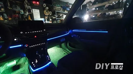 셀토스 엠비언트 라이트 무드등 RGB풋등 시공 대구 다이프로샵 / 대구 남산동