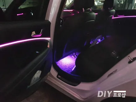 제네시스 G70 엠비언트 라이트 무드등 RGB 가변 실내무드조명 풋등 DIY 프로샵 대구 울산 경북 경남 / 대구 남산동