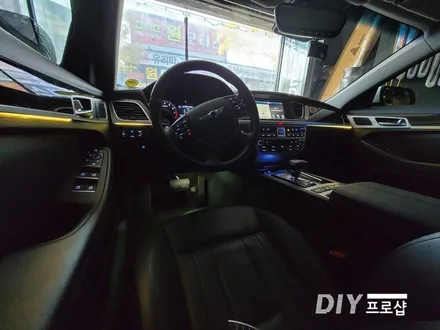 제네시스 DH G80 엠비언트 라이트 무드등 풋등 시공 대구 다이프로샵 경남 경북 울산 부산 / 대구 남산동