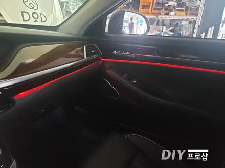 제네시스 G90 EQ900 비노출 엠비언트 라이트 무드등 시공 대구 다이프로샵 경남 부산 울산 대전 경북 / 대구 남산동