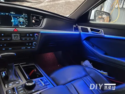 제네시스 DH G80 실내튜닝의 끝 엠비언트 라이트 무드등 시공 대구 다이프로샵 울산 대전 경북 경남 부산 / 대구 남산동