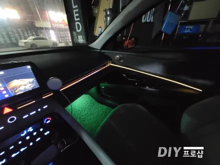 아반떼 CN7 매립형 순정 연동 인핏 엠비언트 라이트 무드등 풋등 시공 대구 다이프로샵 울산 대전 경북 경남 부산 / 대구 남산동