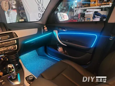 BMW F20 1시리즈 엠비언트 라이트 무드등 풋등 시공 대구 다이프로샵 울산 대전 경북 경남 부산 / 대구 남산동