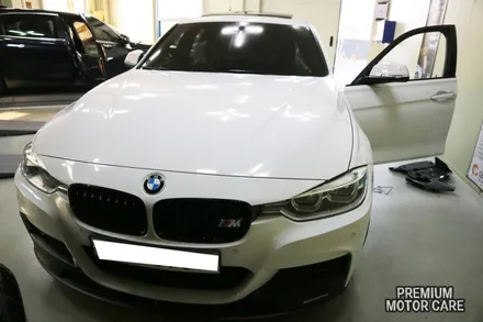 BMW F30전용 가변엠비언트+블루몰딩 부산 수입차 드레스업 튜닝 모터케어 / 부산 사상구