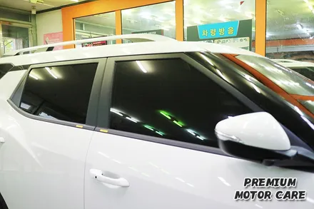 부산신차썬팅 티볼리 사상 모터케어와 함께 신차검수부터 열차단썬팅까지 / 부산 사상구