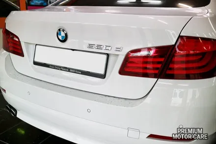 BMW520d 전면 새턴 솔라가드썬팅 부산사상모터케어 / 부산 사상구