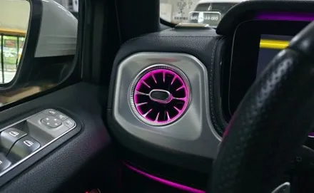 대구 벤츠 G바겐 63AMG 엠비언트 터빈 송풍구 순정 연동으로 실내 감성 업그레이드!